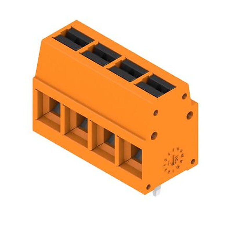 Weidmüller 2786550000 Series PCB Terminal Block, 4-Contact, 5 mm Pitch, Push-in, 1 Row