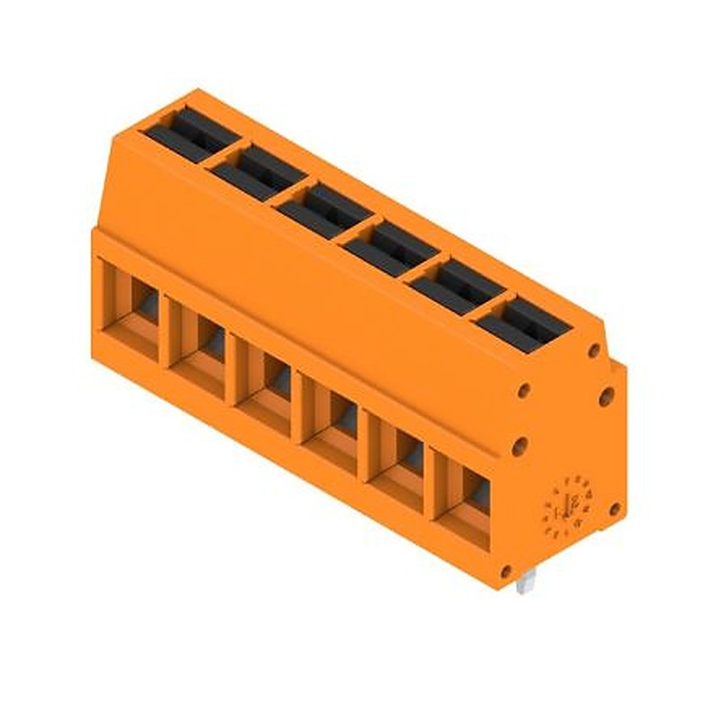 Weidmüller 2786570000 Series PCB Terminal Block, 6-Contact, 5 mm Pitch, Push-in, 1 Row