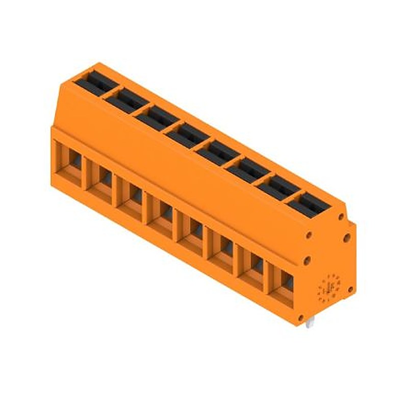 Weidmüller 2786590000 Series PCB Terminal Block, 8-Contact, 5 mm Pitch, Push-in, 1 Row