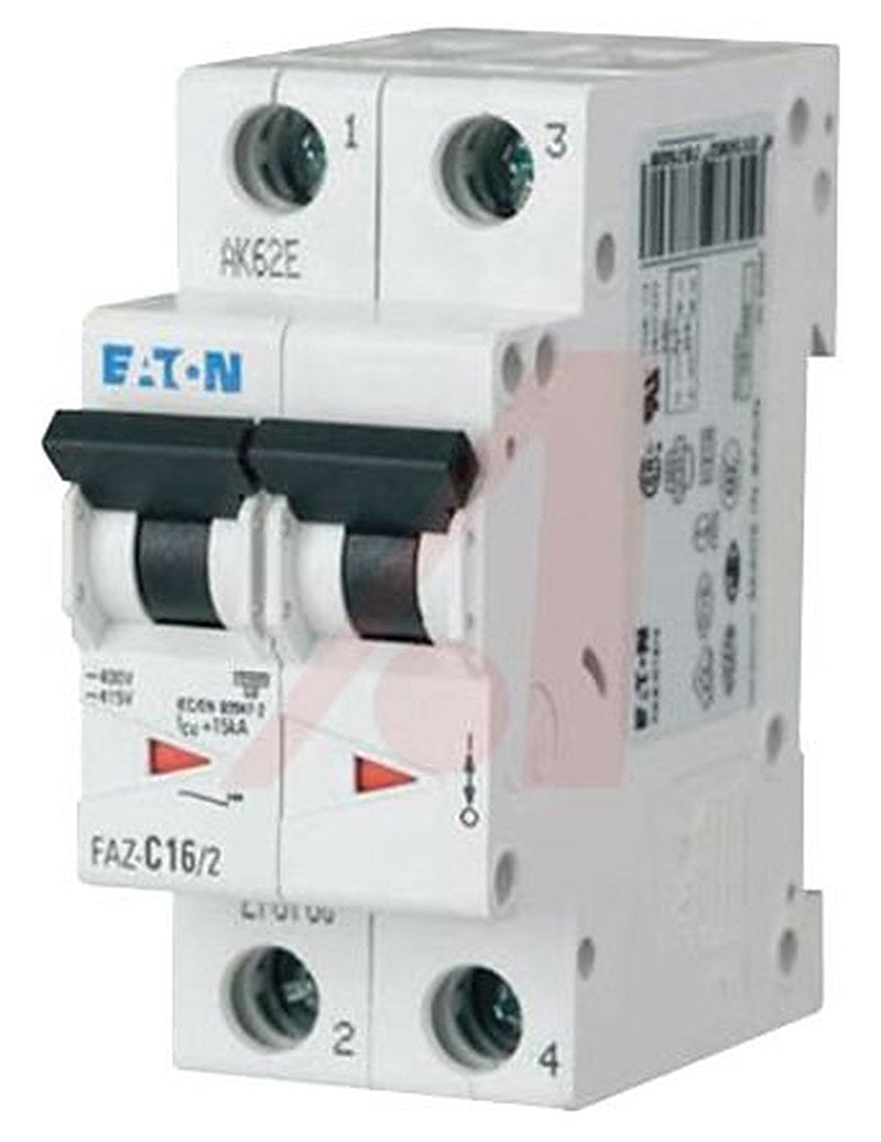 Eaton xEffect xEffect Miniature Circuit Breaker, 2-Pole, 32A, Type B, 415V ac AC, 10 kA Breaking Capacity