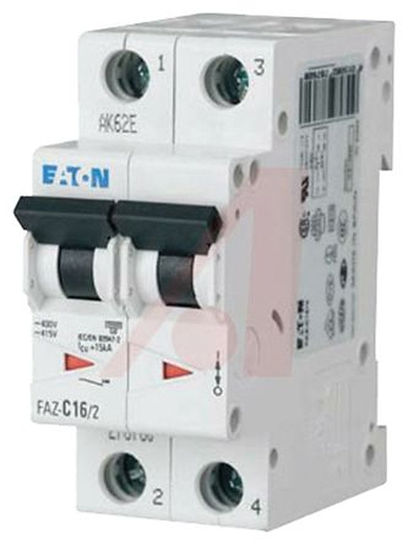 Eaton xEffect xEffect Miniature Circuit Breaker, 2-Pole, 40A, Type B, 415V ac AC, 10 kA Breaking Capacity