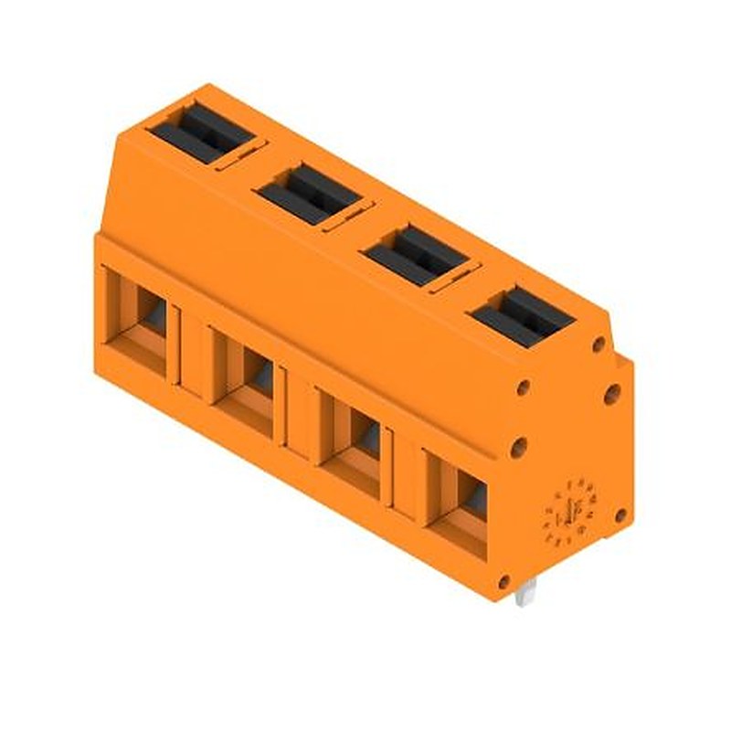 Weidmüller 2787590000 Series PCB Terminal Block, 4-Contact, 7.5 mm Pitch, Push-in, 1 Row