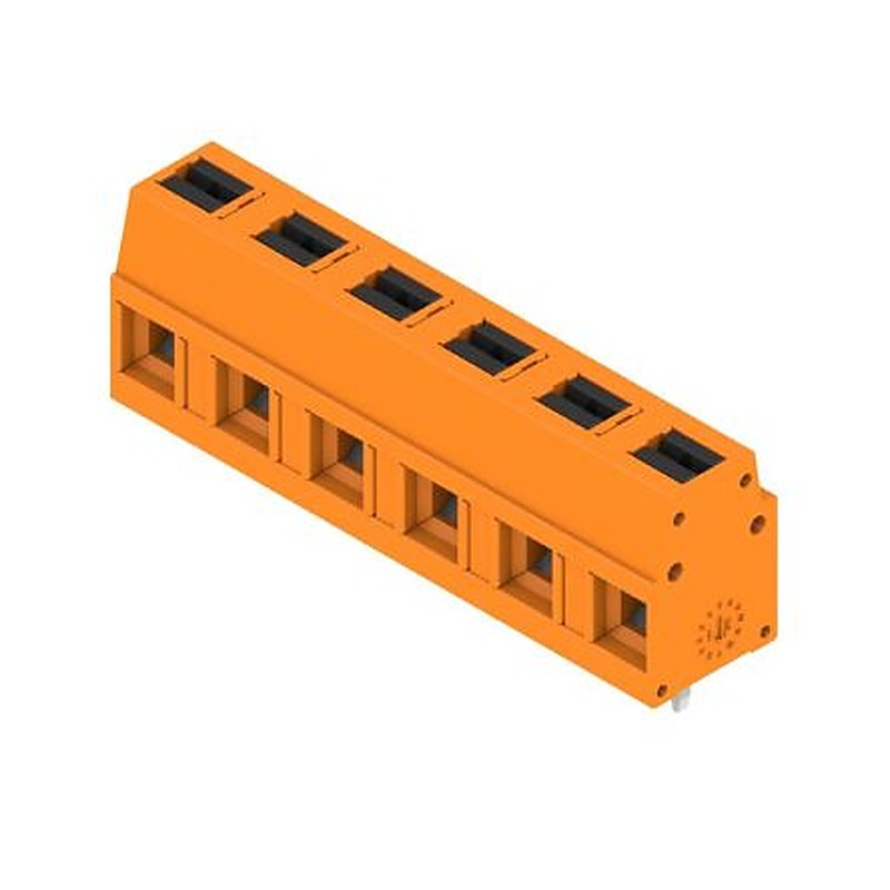 Weidmüller 2787610000 Series PCB Terminal Block, 6-Contact, 7.5 mm Pitch, Push-in, 1 Row