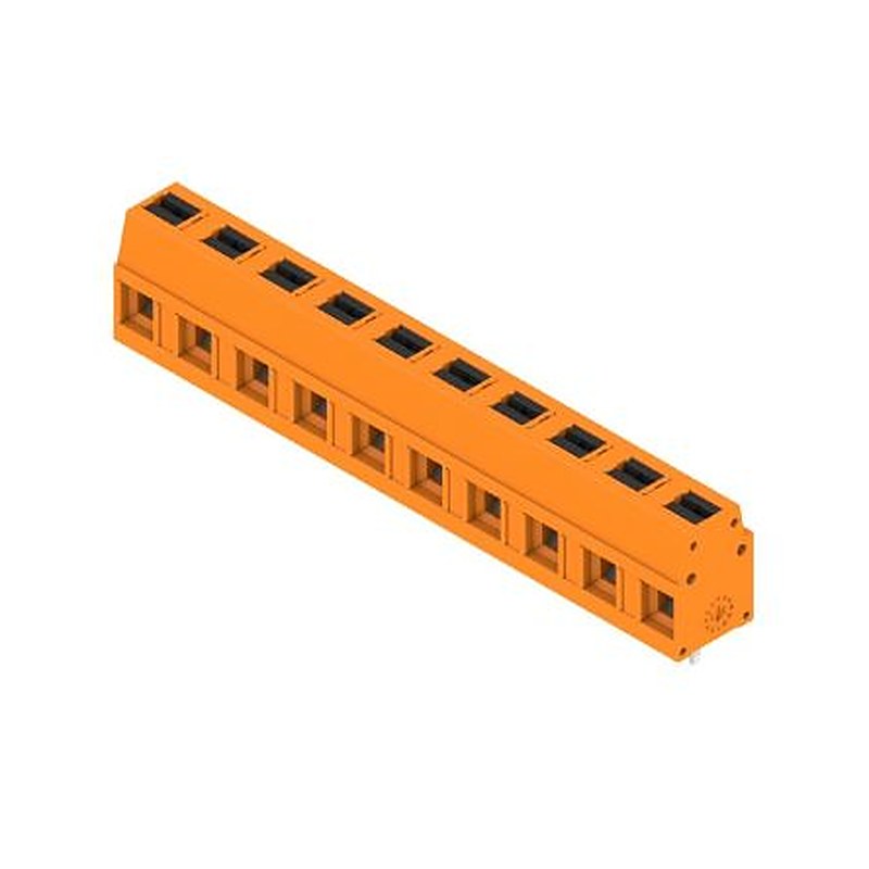 Weidmüller 2787650000 Series PCB Terminal Block, 10-Contact, 7.5 mm Pitch, Push-in, 1 Row