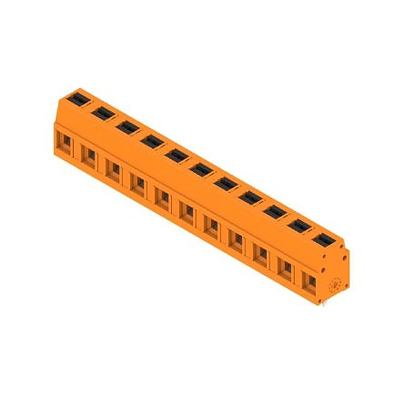 Weidmüller 2787660000 Series PCB Terminal Block, 11-Contact, 7.5 mm Pitch, Push-in, 1 Row