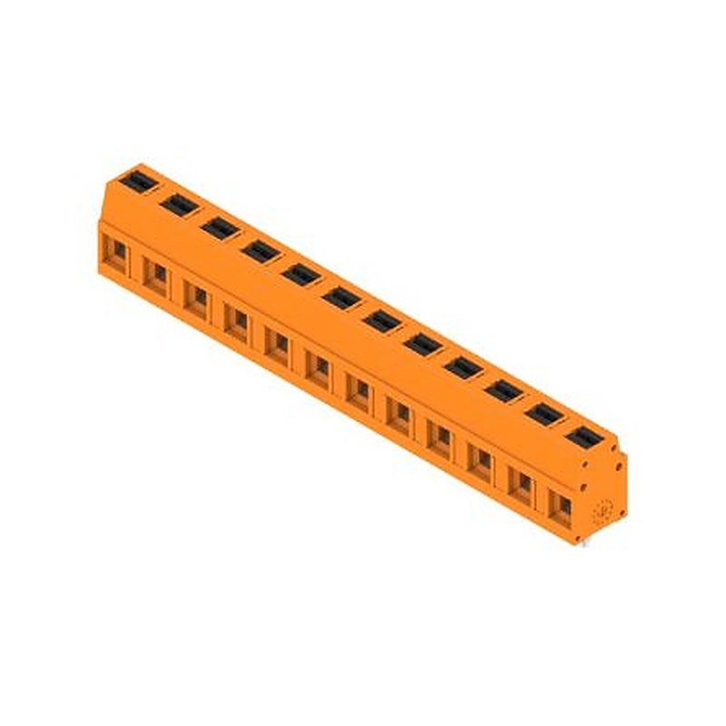 Weidmüller 2787670000 Series PCB Terminal Block, 12-Contact, 7.5 mm Pitch, Push-in, 1 Row