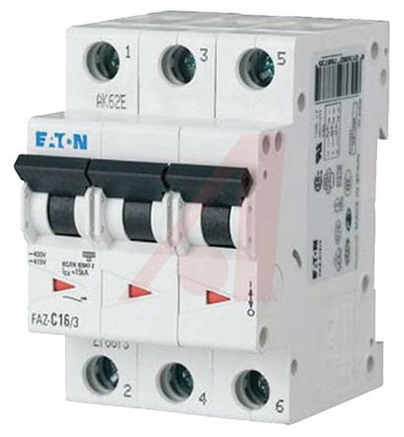 Eaton xEffect xEffect Miniature Circuit Breaker, 3-Pole, 5A, Type D, 415V ac AC, 10 kA Breaking Capacity