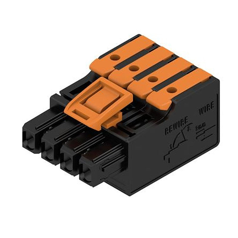 Weidmüller Female PCB Connector Housing, 5 mm Pitch, 4 Way, 1 Row Straight