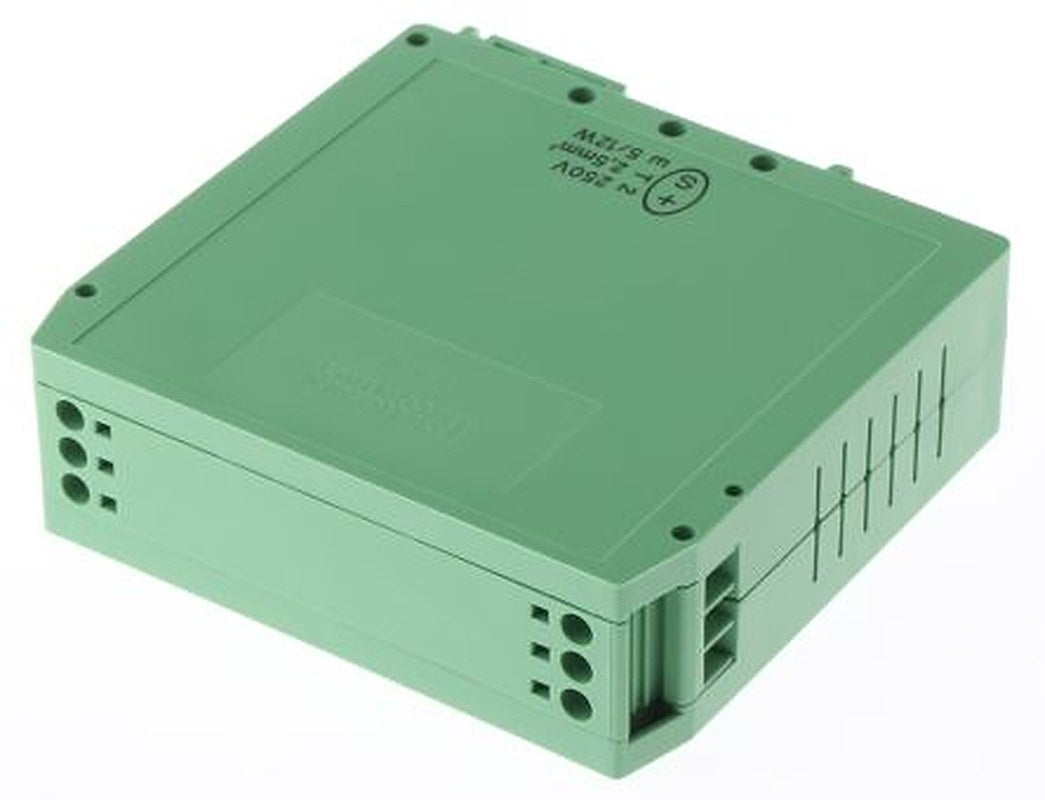Phoenix Contact Electronic Housing Enclosure Type UEGM Series, Polyamide 85.5 mm 79 mm DIN Rail Enclosure 25mm
