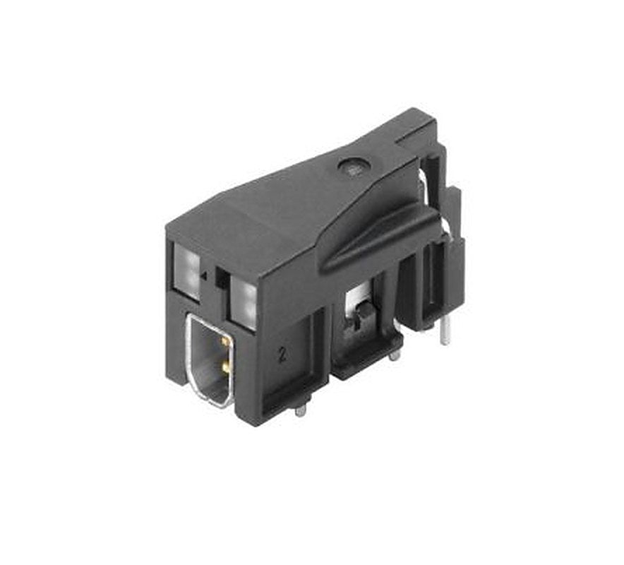 Weidmüller Ethernet Connector Male, PCB 90° 1 Port 2 Way