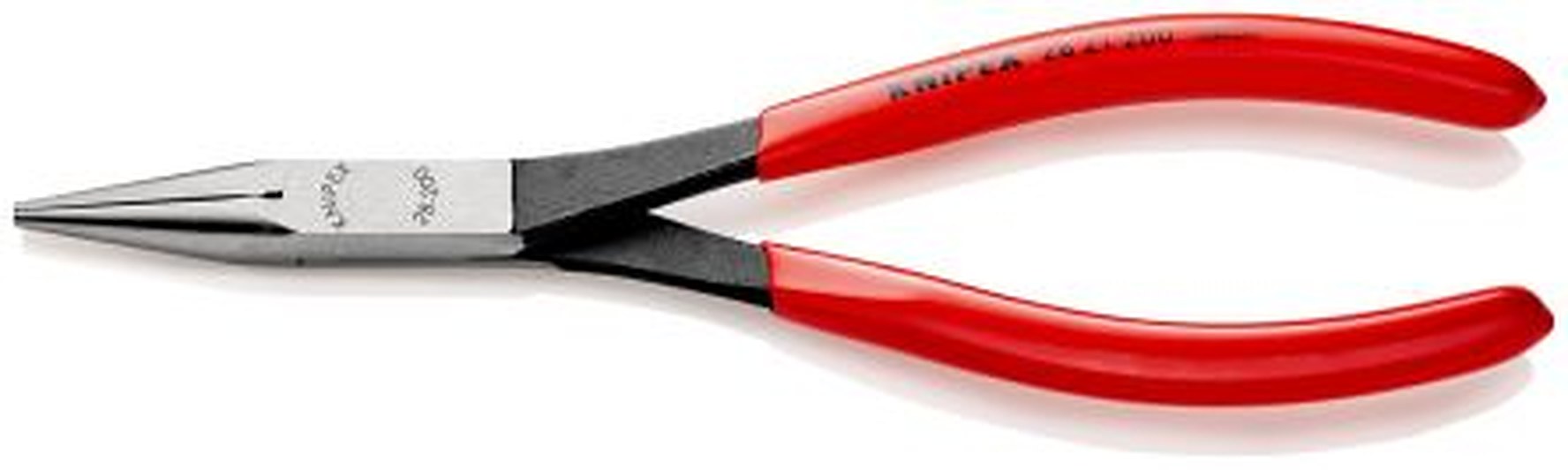 Knipex 1-Piece Long Nose Plier Half Round, 200 mm Overall, 34mm Jaw