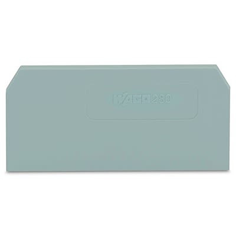 WAGO 280 Series End & Intermediate Plate for Use with 280 Series Terminal Blocks