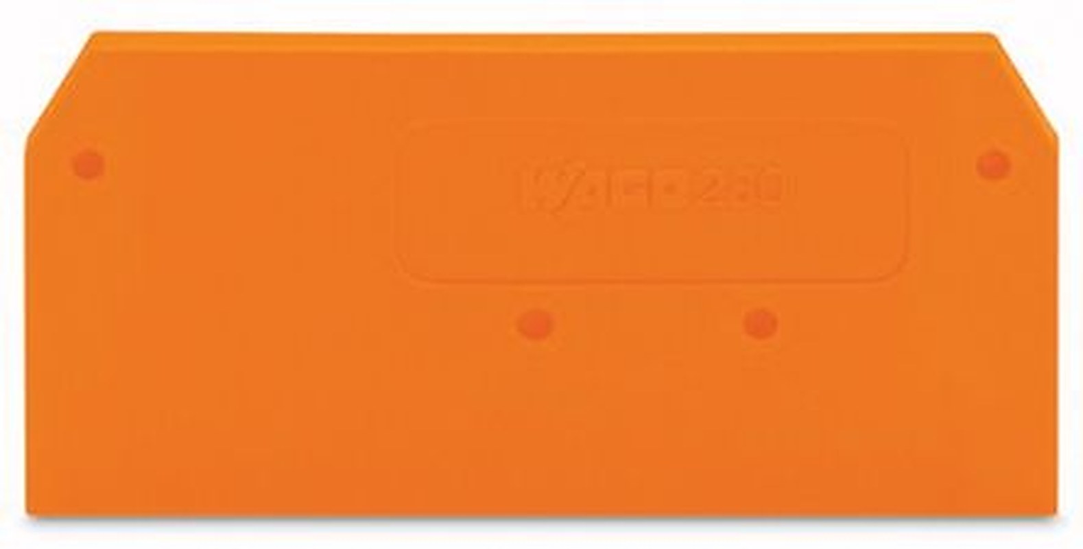 WAGO 280 Series End & Intermediate Plate for Use with 280 Series Terminal Blocks