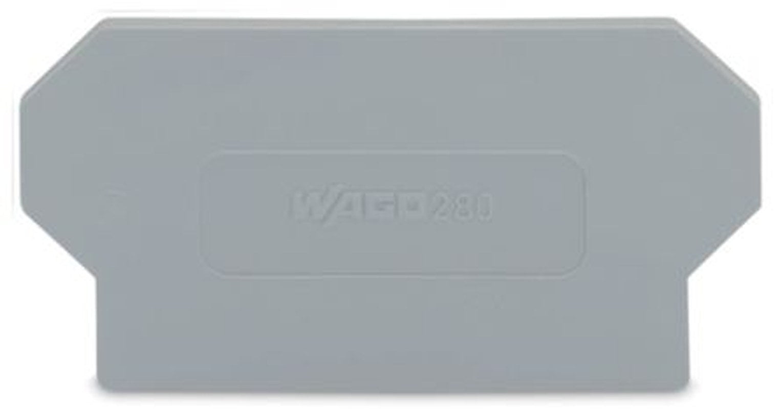 WAGO 280 Series Plate for Use with Rail Mount Terminal Blocks