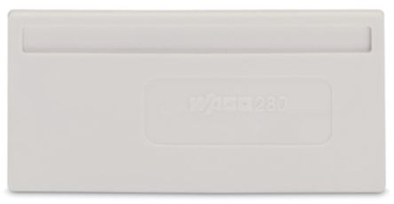 WAGO 280 Series Plate for Use with Rail Mount Terminal Blocks