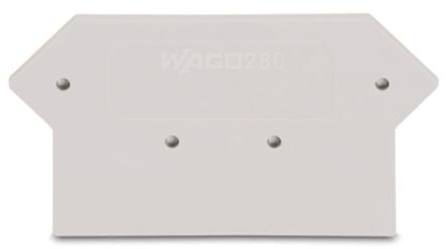 WAGO 280 Series End & Intermediate Plate for Use with Rail Mount Terminal Blocks