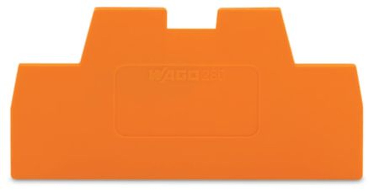 WAGO 280 Series Intermediate Plate for Use with Rail Mount Terminal Blocks