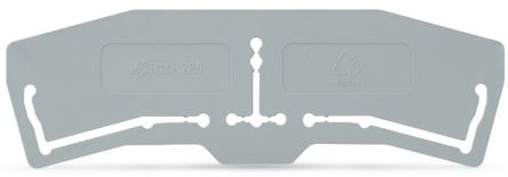 WAGO 280 Series Plate for Use with Rail Mount Terminal Blocks