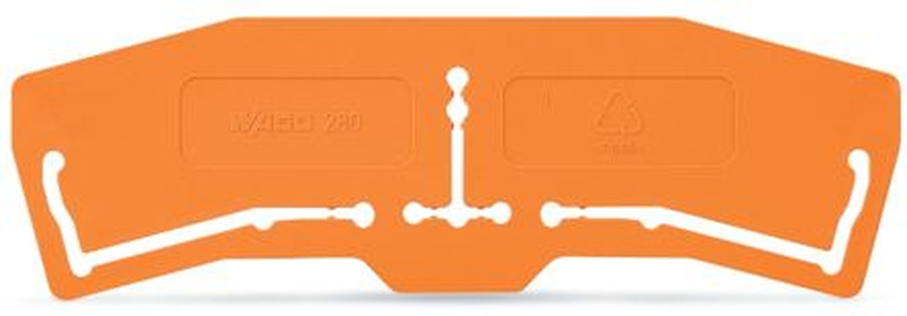 WAGO 280 Series Plate for Use with Rail Mount Terminal Blocks