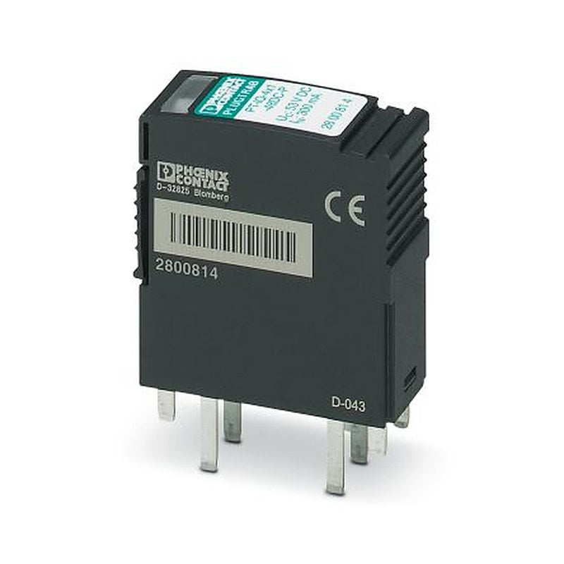 Phoenix Contact, PT Surge Protection Plug 48V dc Maximum Voltage Rating Male Surge Protection Plug