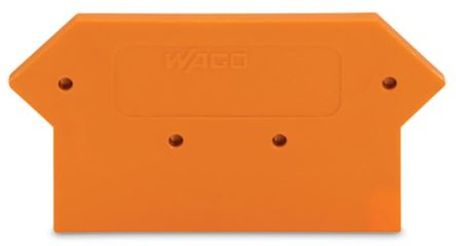 WAGO 281 Series End & Intermediate Plate for Use with Rail Mount Terminal Blocks