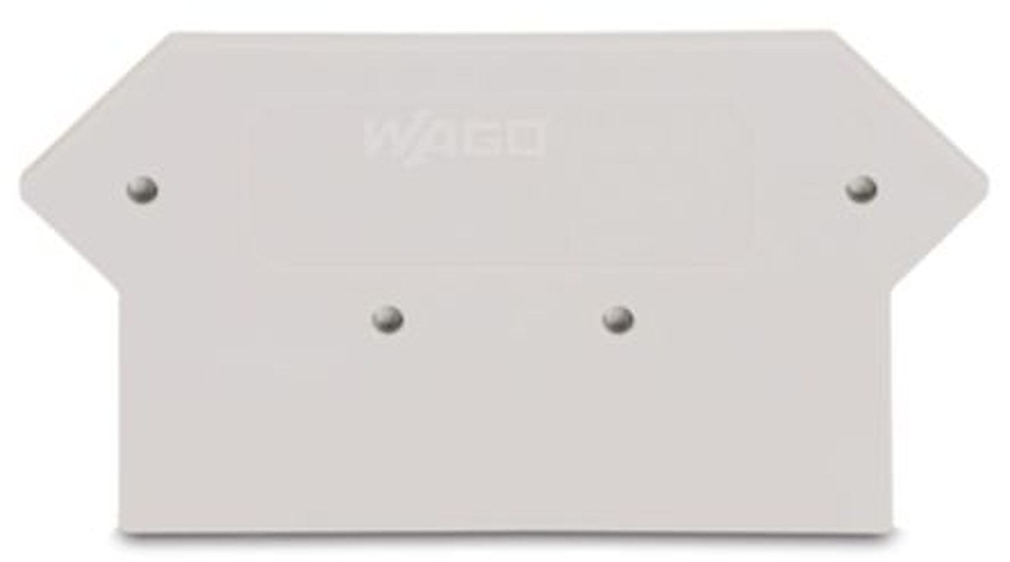 WAGO 281 Series End & Intermediate Plate for Use with Rail Mount Terminal Blocks