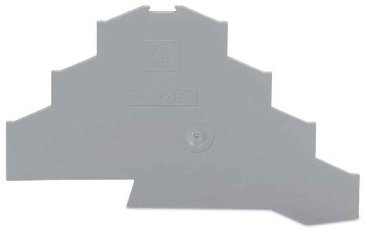 WAGO 281 Series End & Intermediate Plate for Use with Rail Mount Terminal Blocks