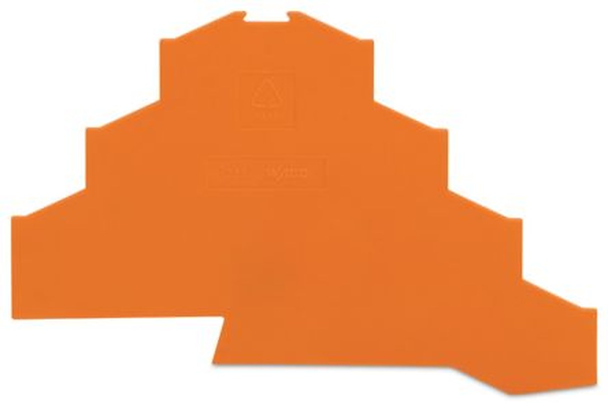 WAGO 281 Series End & Intermediate Plate for Use with Rail Mount Terminal Blocks