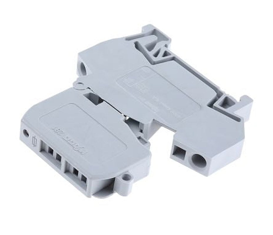 WAGO 281-622/281-541 281 Series Fuse Terminal Block Grey, 4mm², 1-Level Fused, Cage Clamp