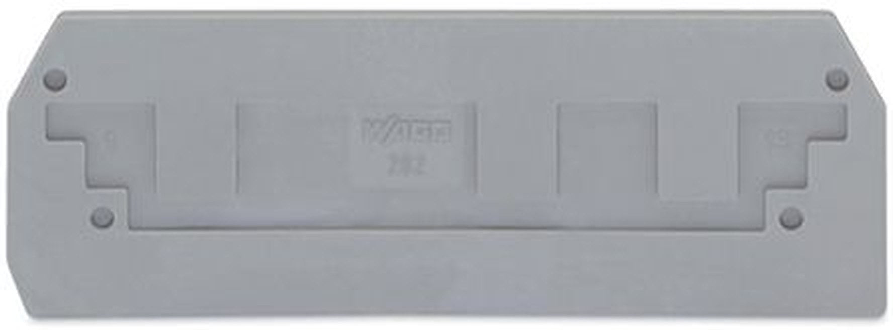 WAGO 282 Series End & Intermediate Plate for Use with 282 Series Terminal Blocks