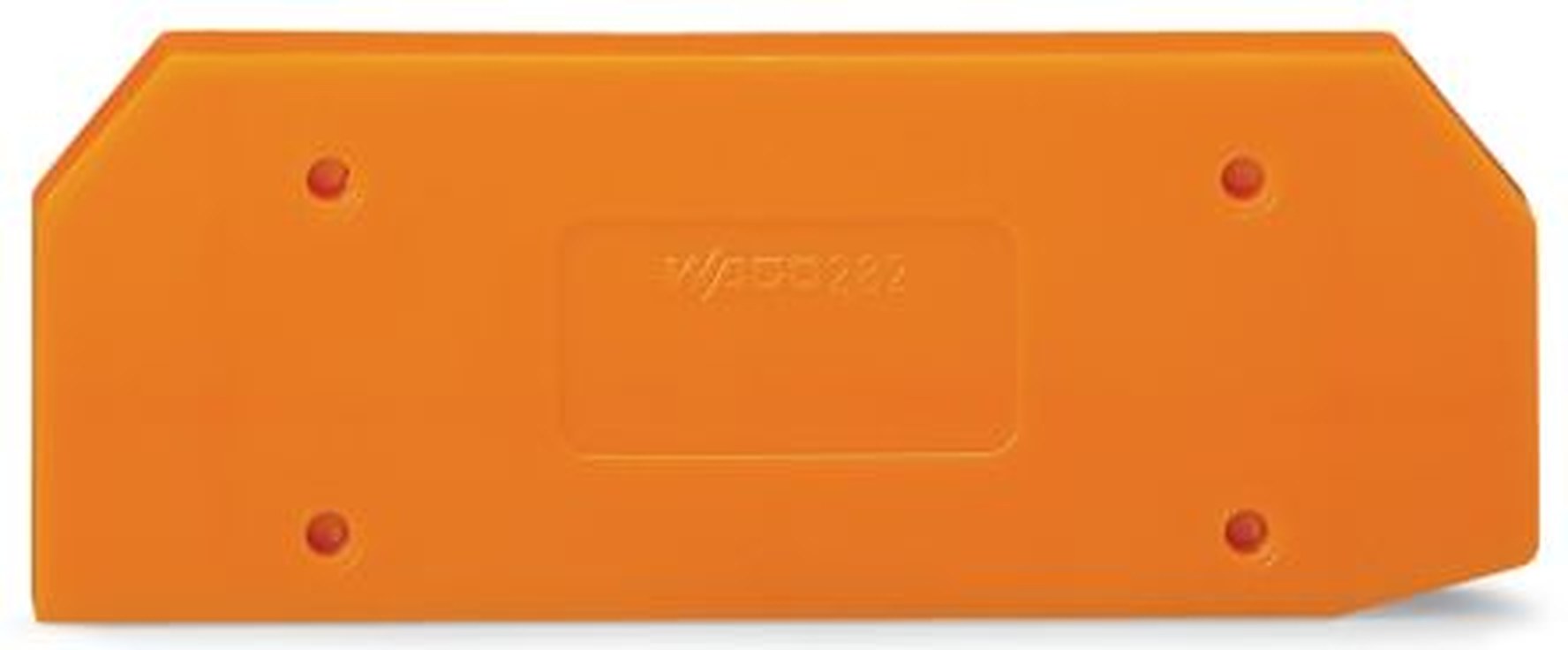 WAGO 282 Series End & Intermediate Plate for Use with Rail Mount Terminal Blocks
