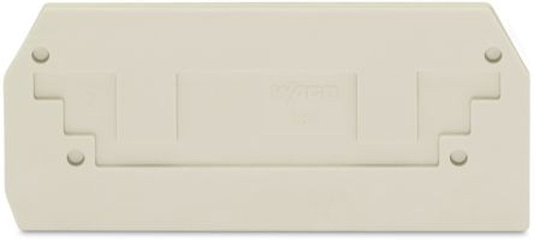 WAGO 282 Series End & Intermediate Plate for Use with Rail Mount Terminal Blocks