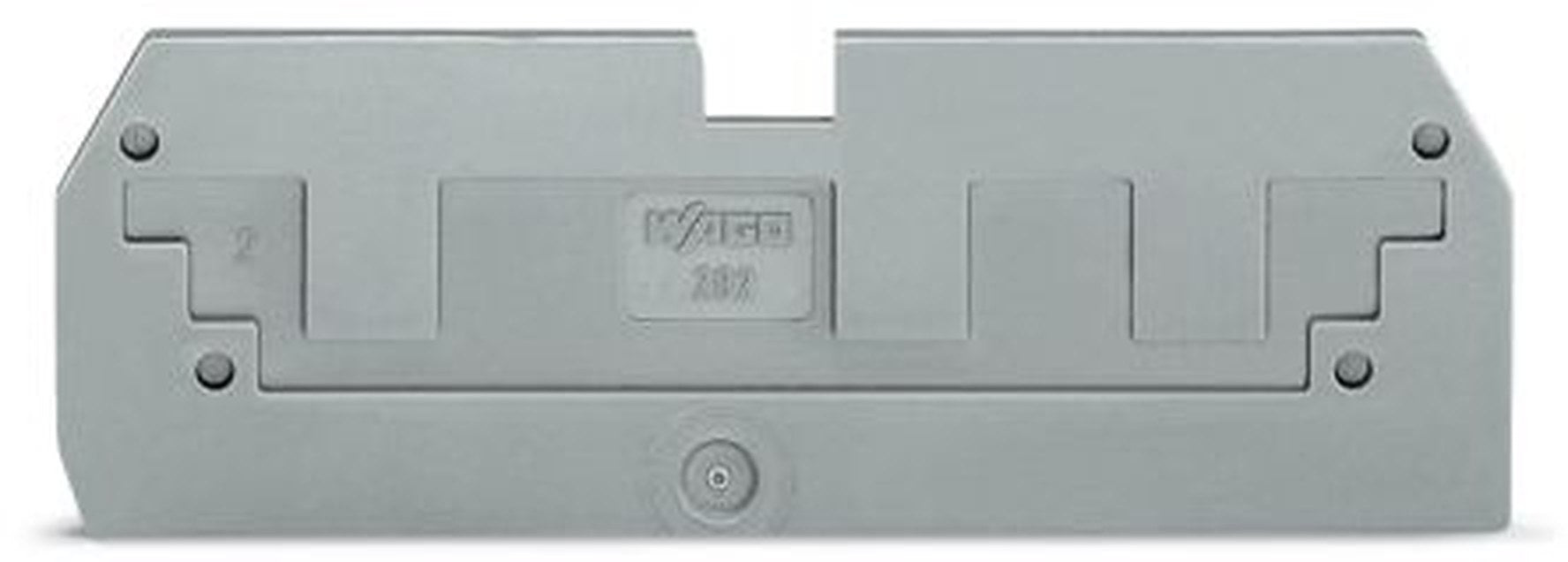 WAGO 282 Series Cover Plate for Use with 3-Conductor Terminal Blocks