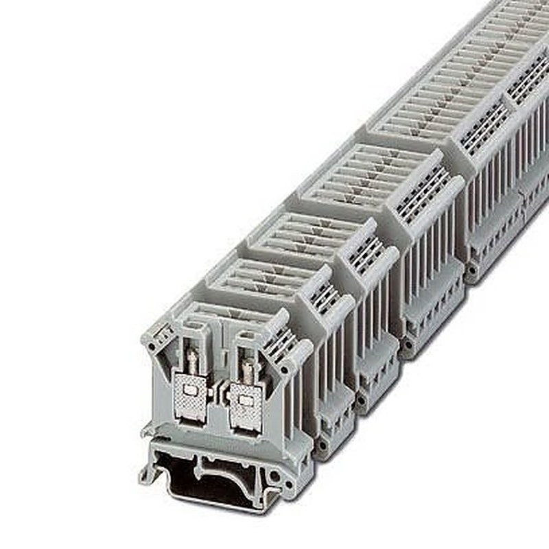 Phoenix Contact 2820136 URELG 3 Series DIN Rail Terminal Block Grey, 0.2mm², 4 mm², Screw