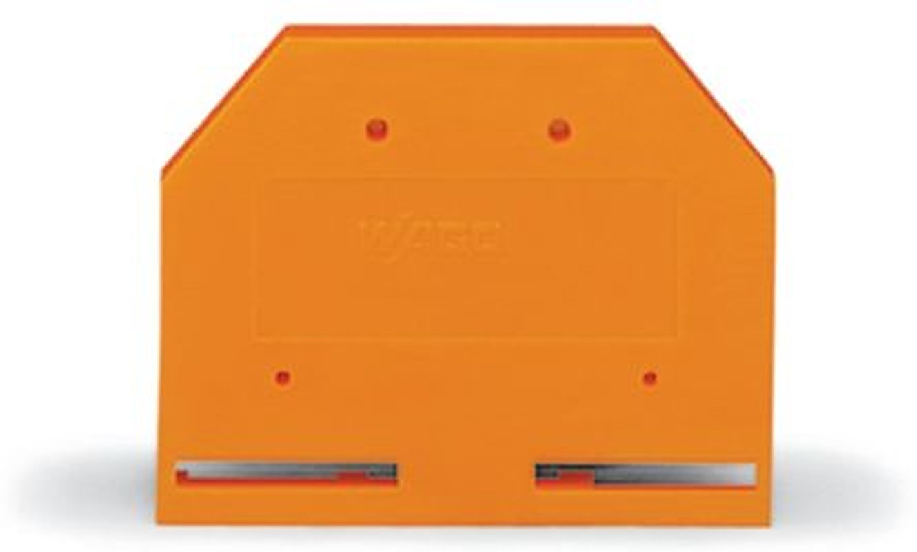WAGO 283 Series End & Intermediate Plate for Use with Rail Mount Terminal Blocks