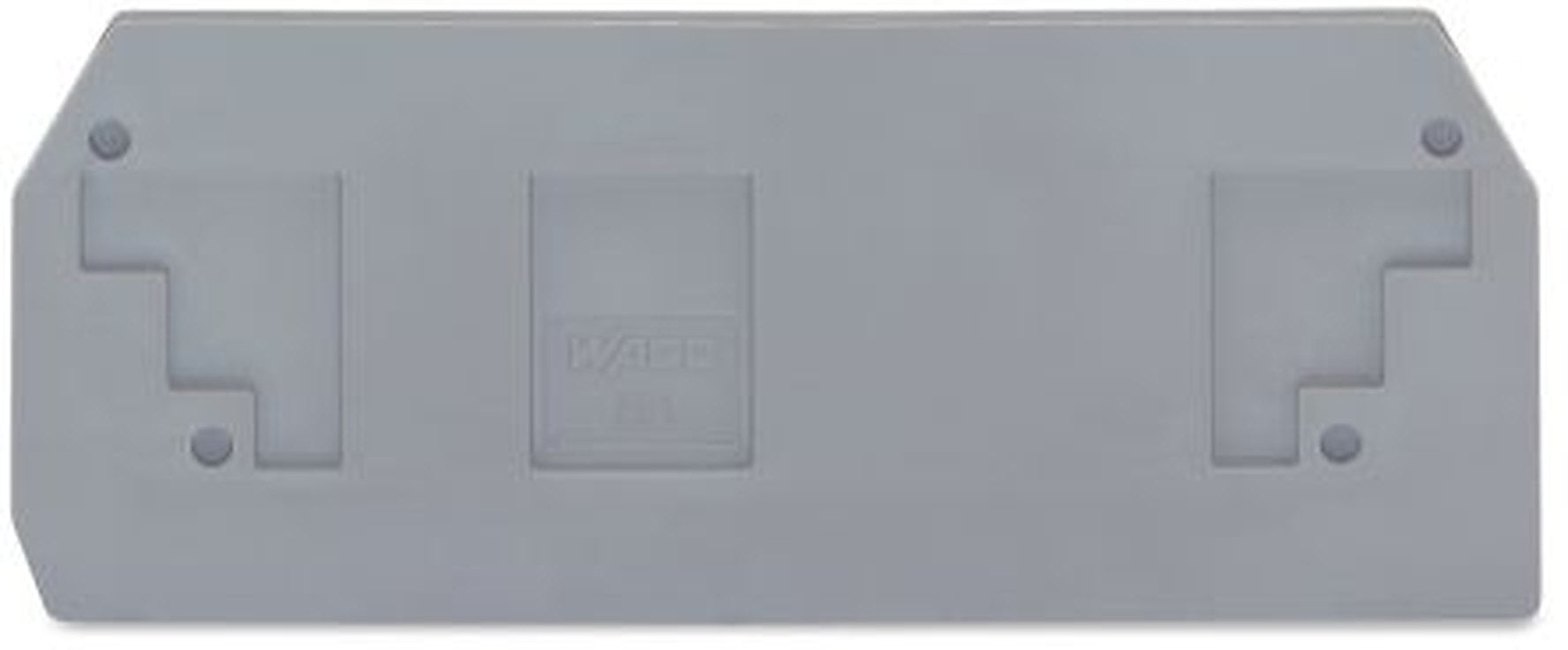 WAGO 283 Series End & Intermediate Plate for Use with Rail Mount Terminal Blocks
