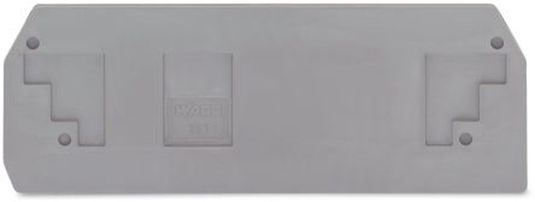WAGO 283 Series End & Intermediate Plate for Use with Rail Mount Terminal Blocks