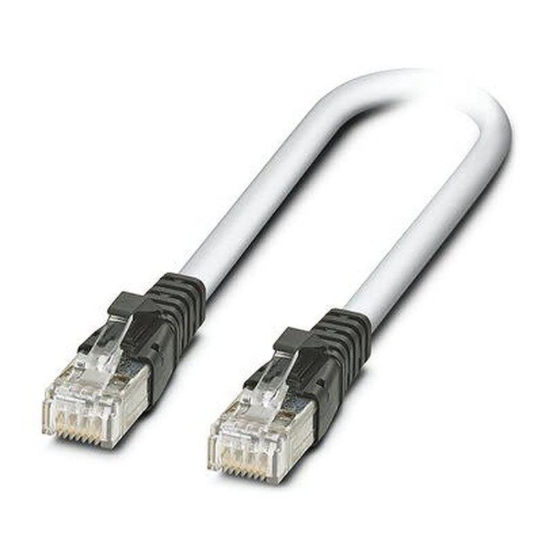Phoenix Contact, 2 m Cat5 Ethernet Cable, White Plug to RJ45 Polyurethane Sheath, SF/UTP