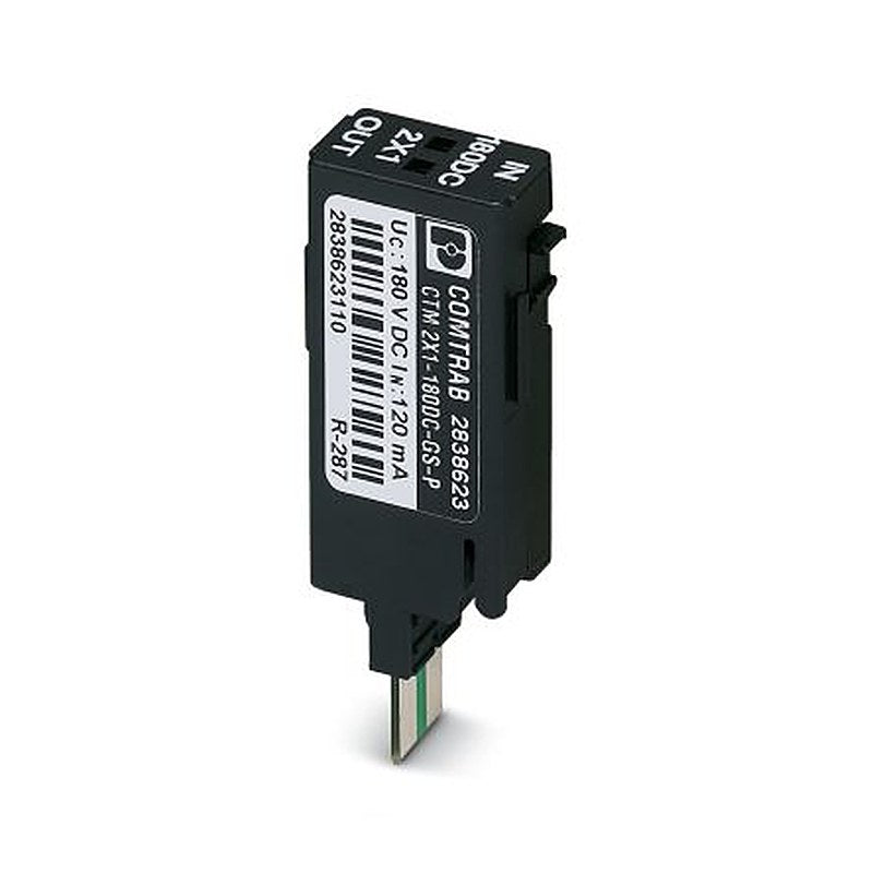 Phoenix Contact, CTM Surge Protection Plug 180V dc Maximum Voltage Rating 5 A Maximum Surge Current LSA-PLUS module