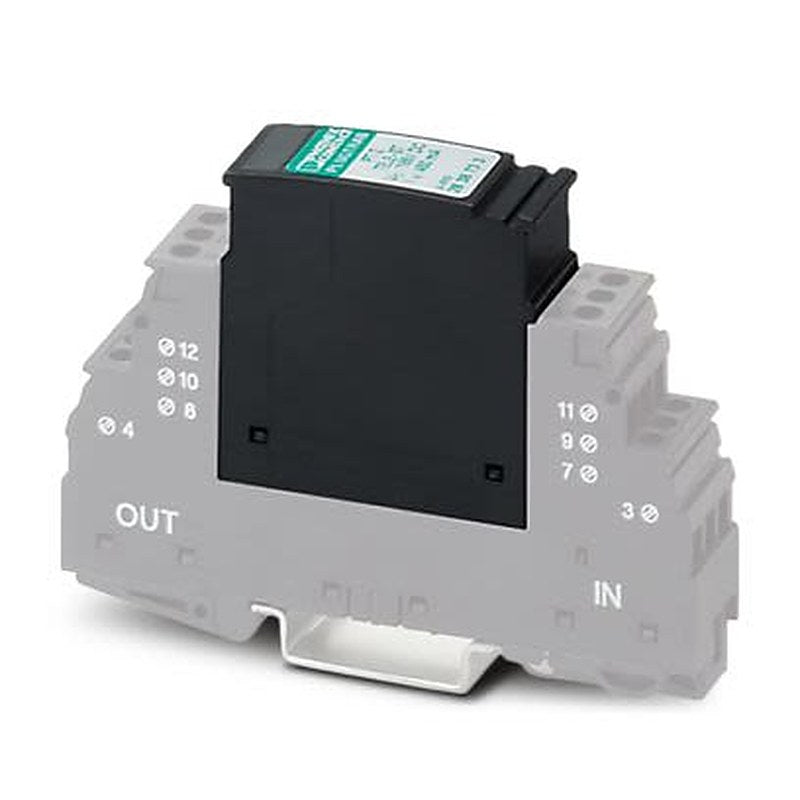 Phoenix Contact, PLUGTRAB PT B2 C1 C2 C3 Surge Suppressor Unit 185V Maximum Voltage Rating 450 mA Maximum Surge Current