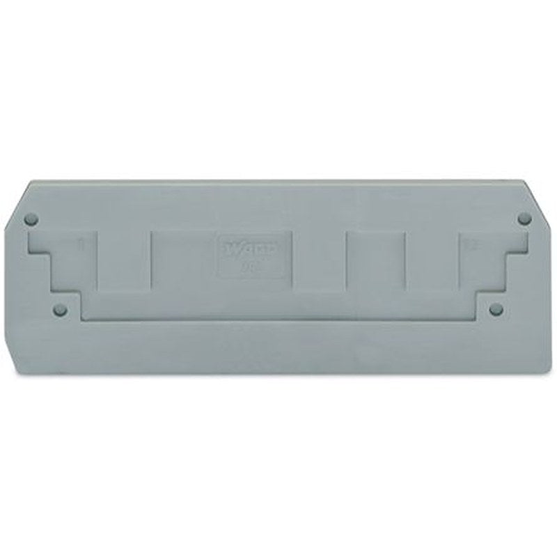 WAGO 284 Series End & Intermediate Plate for Use with Rail Mount Terminal Blocks