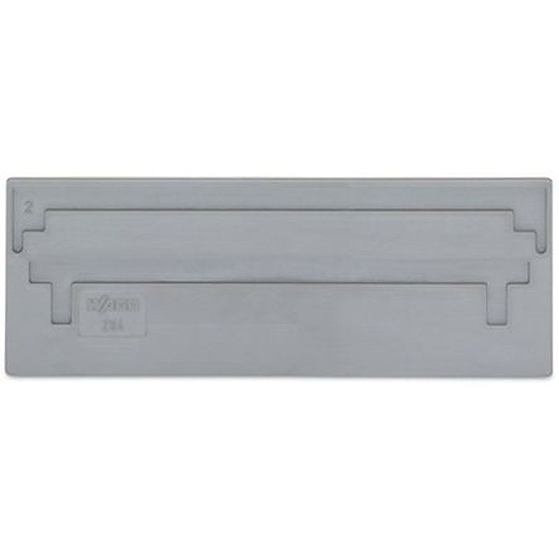 WAGO 284 Series Plate for Use with Rail Mount Terminal Blocks