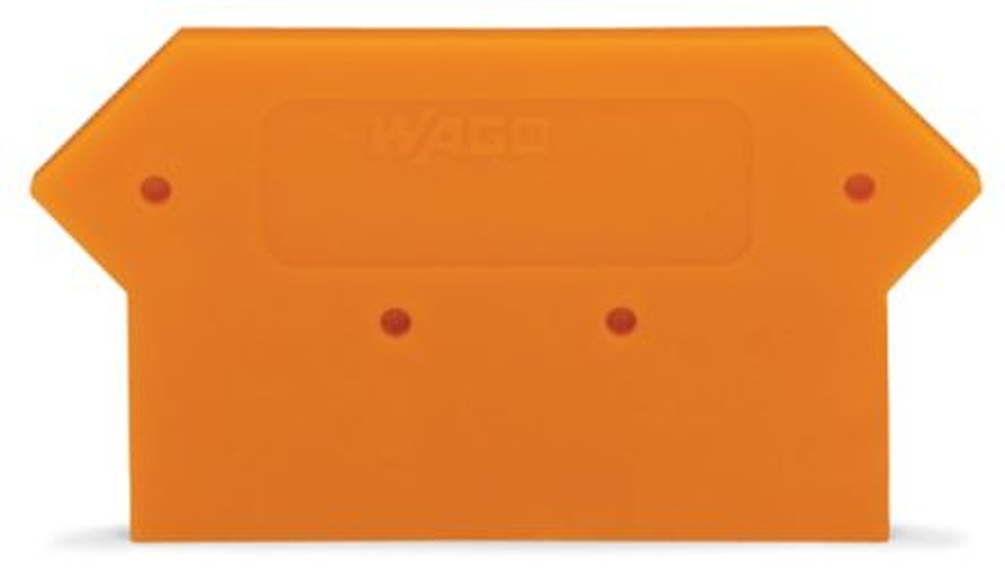 WAGO 284 Series End & Intermediate Plate for Use with Rail Mount Terminal Blocks