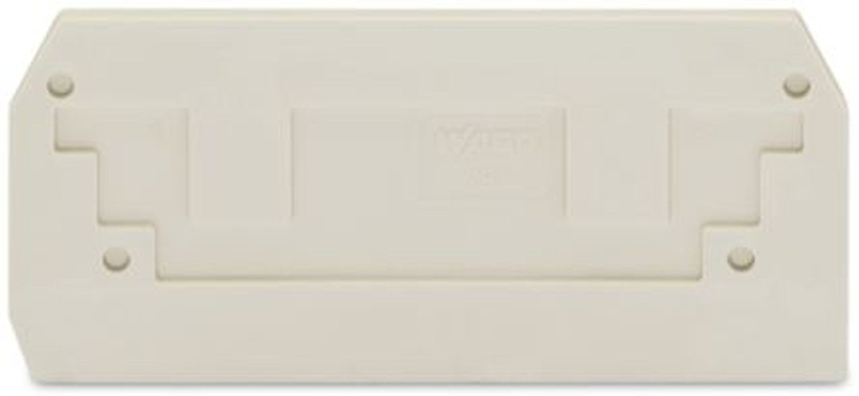 WAGO 284 Series End & Intermediate Plate for Use with Rail Mount Terminal Blocks