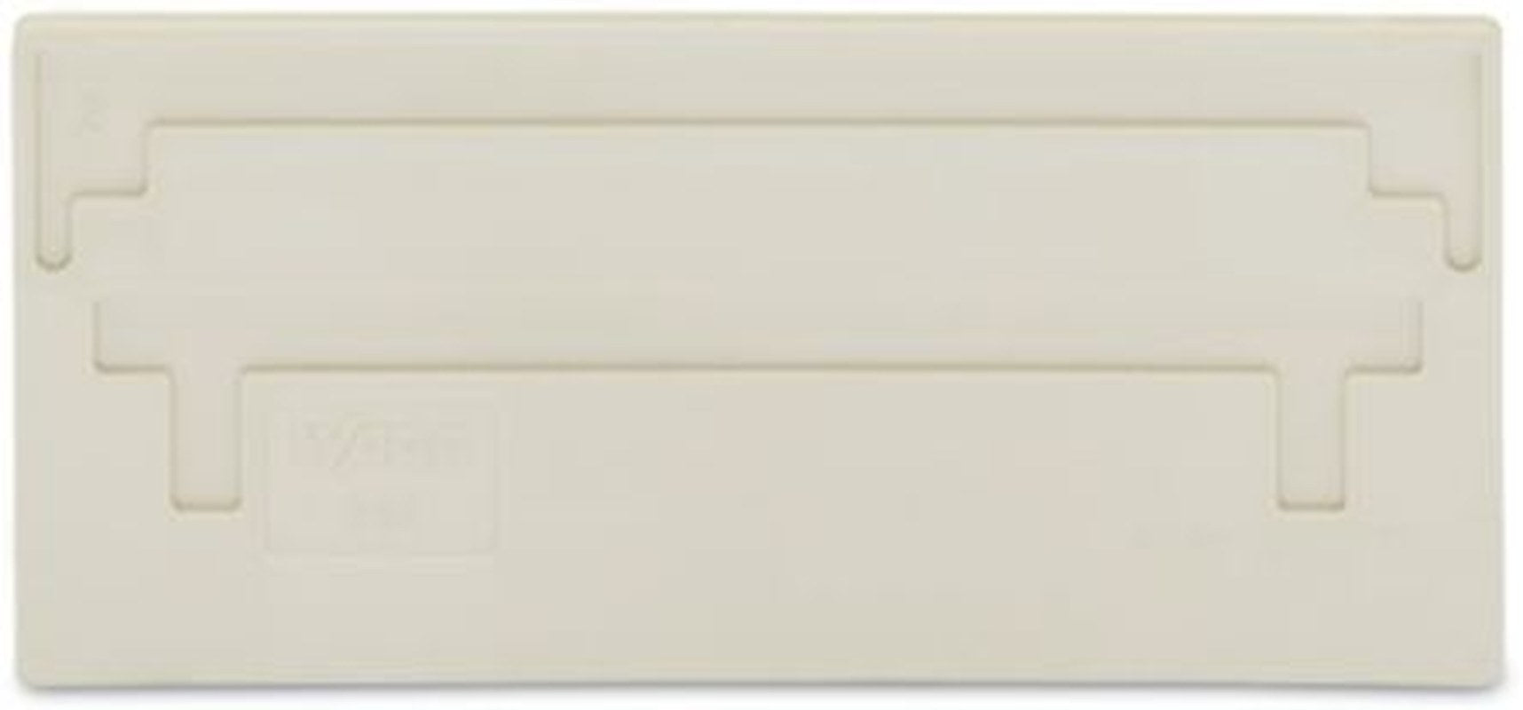 WAGO 284 Series Plate for Use with Rail Mount Terminal Blocks