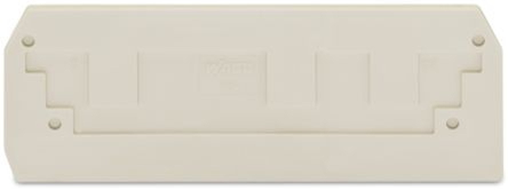 WAGO 284 Series End & Intermediate Plate for Use with Rail Mount Terminal Blocks