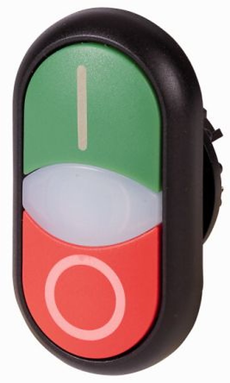 Eaton Green, Red, White Momentary Push Button Switch, IP66