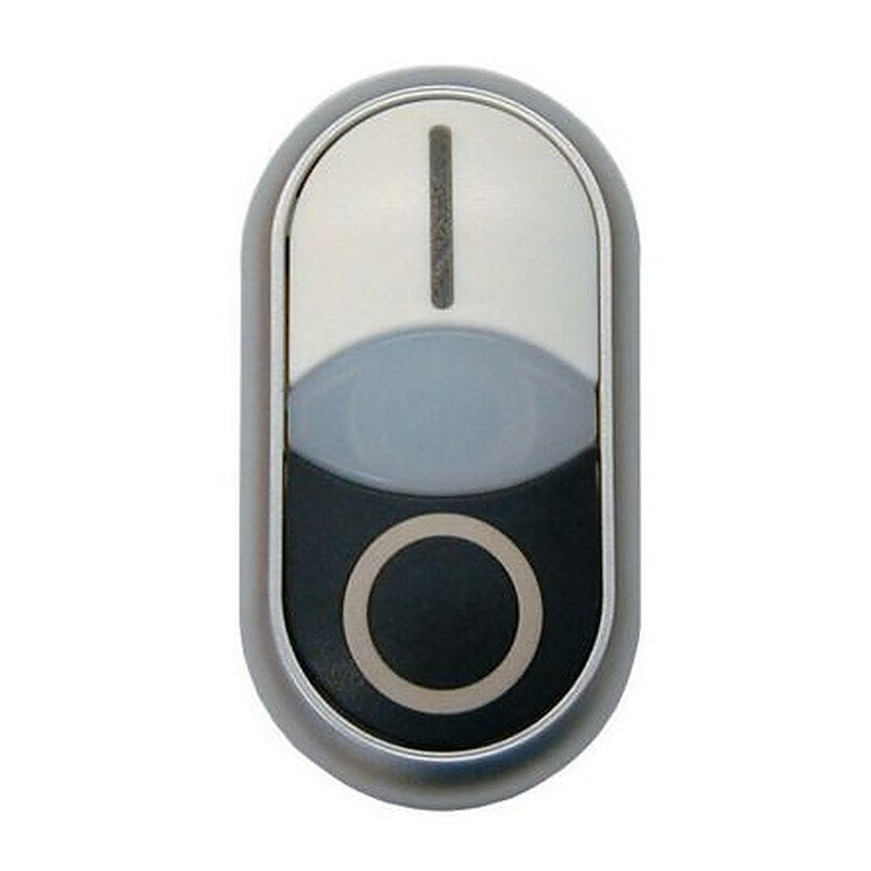 Eaton M22 Series Illuminated Illuminated Push Button, Screw, 22.5 mm Cutout, White LED, IP66
