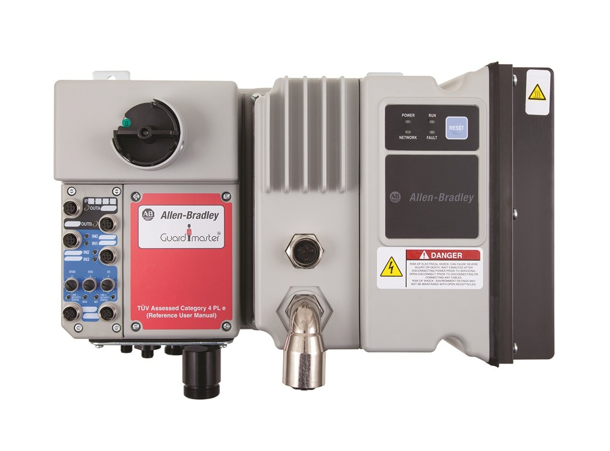 284E ArmorStart EtherNet/IP Modified Safety, 6.0A, 2.2kW, 3.0 Hp,EtherNet/IP, Hardwired Safe Torque Off, 4 input & 2 outputs,UL Type 4 /12 and IP 67