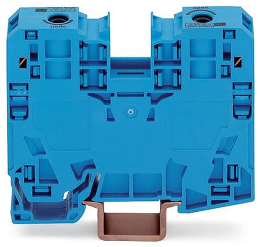WAGO 285 Series Feed-Through Terminal Blue, 35mm², 1-Level, Cage Clamp, ATEX